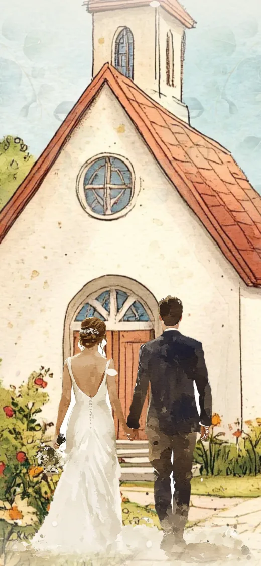 Cana: the walk to the chapel
